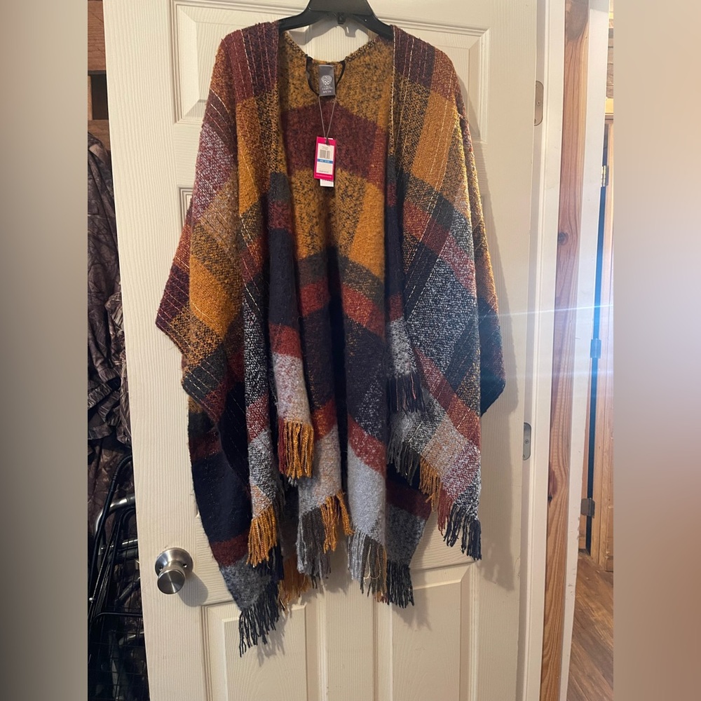 Soft poncho one size fits all